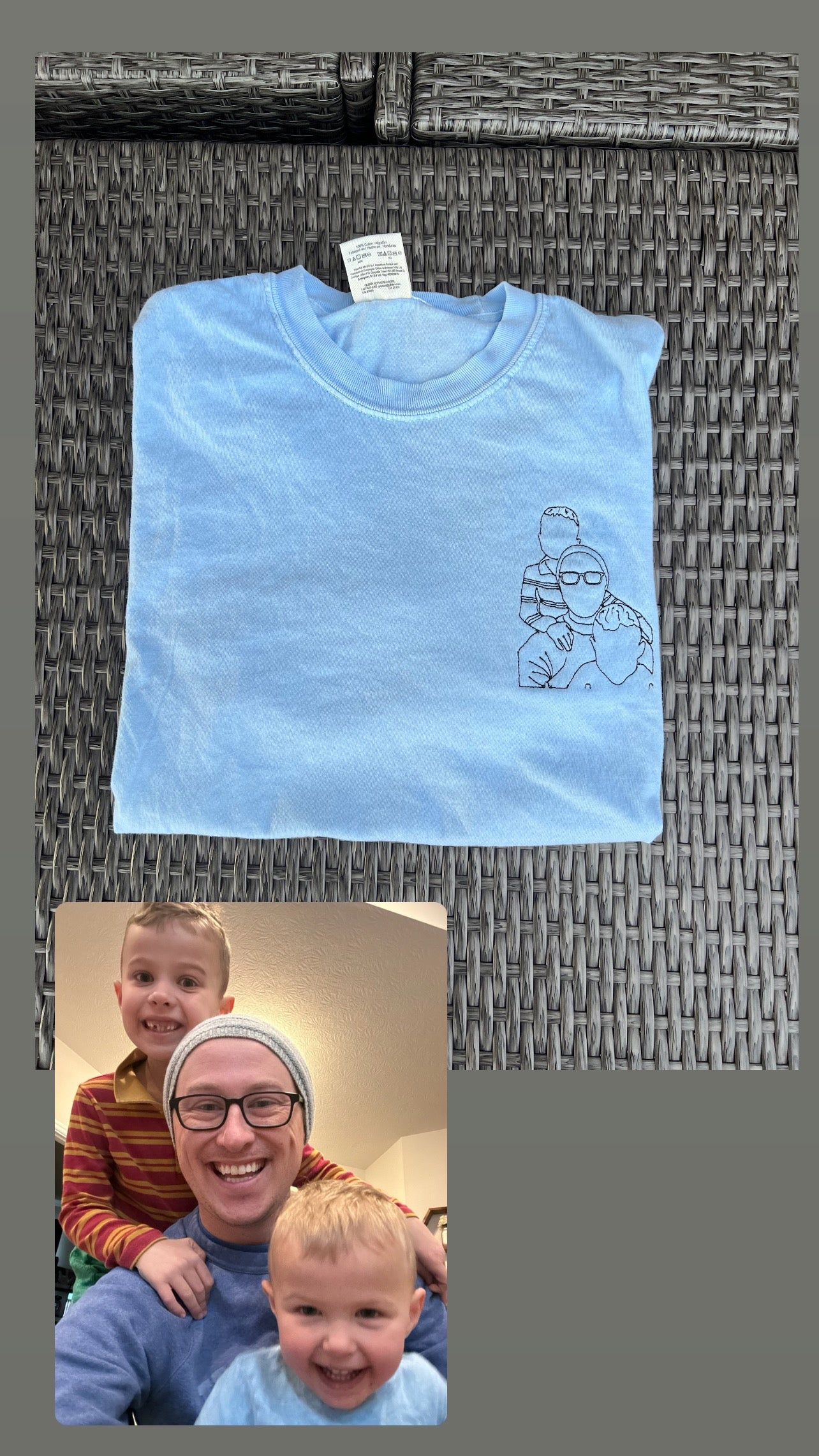 Keepsake Line Photo Art Tshirt