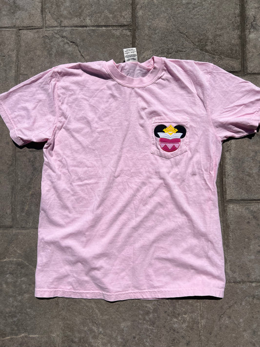 Mouse Head Sleeping Beauty Embroidered Applique Tshirt