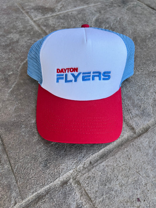 Vintage Style Flyers Embroidered Trucker Hat